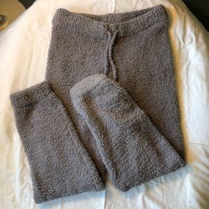 High Waisted Fuzzy Joggers